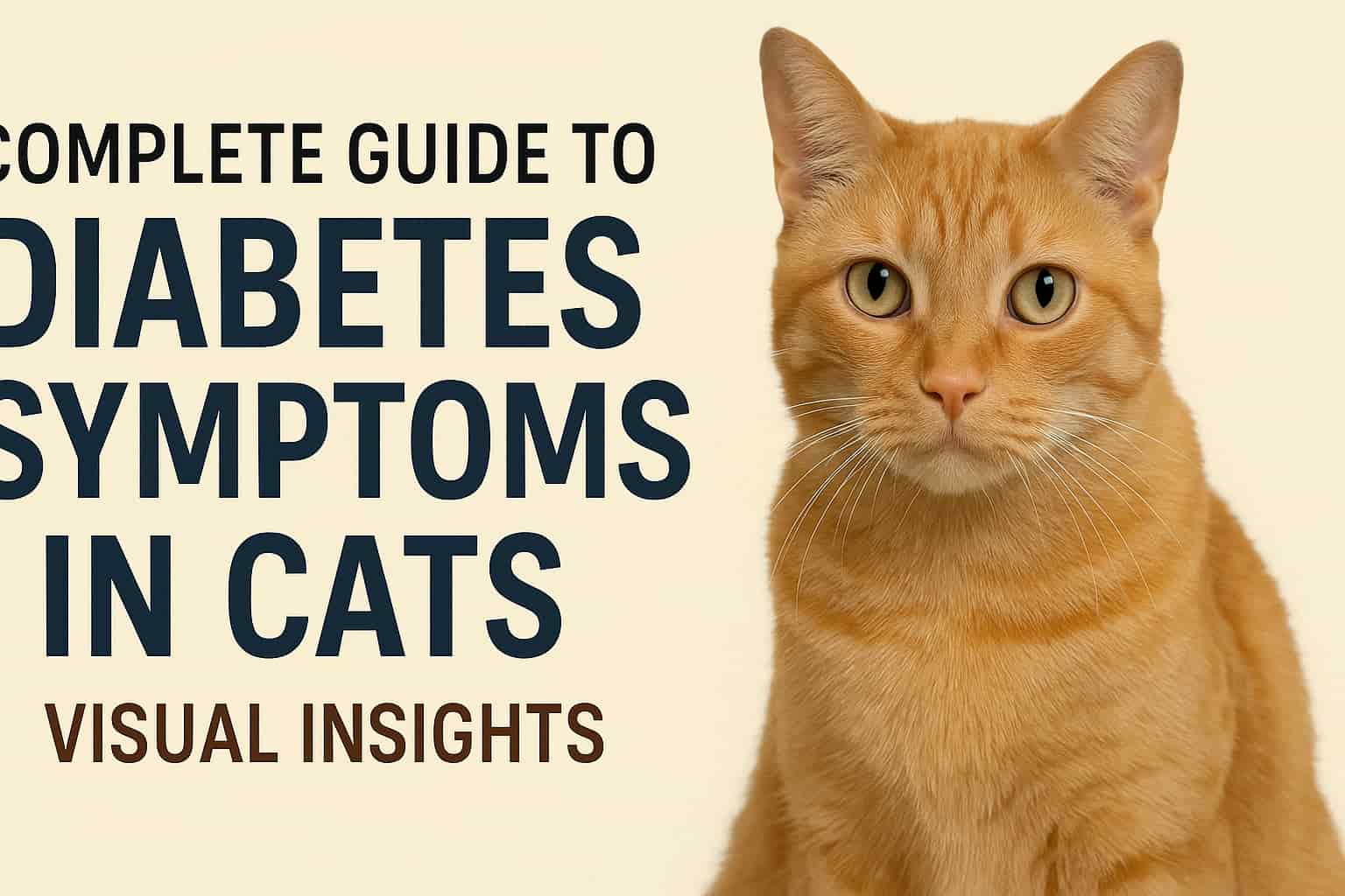 Complete Guide to Diabetes Symptoms in Cats: Visual Insights