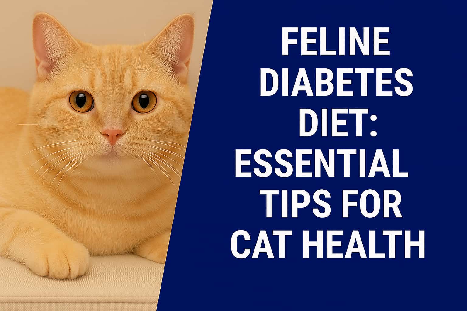 Feline Diabetes Diet Essential Tips for Cat Health