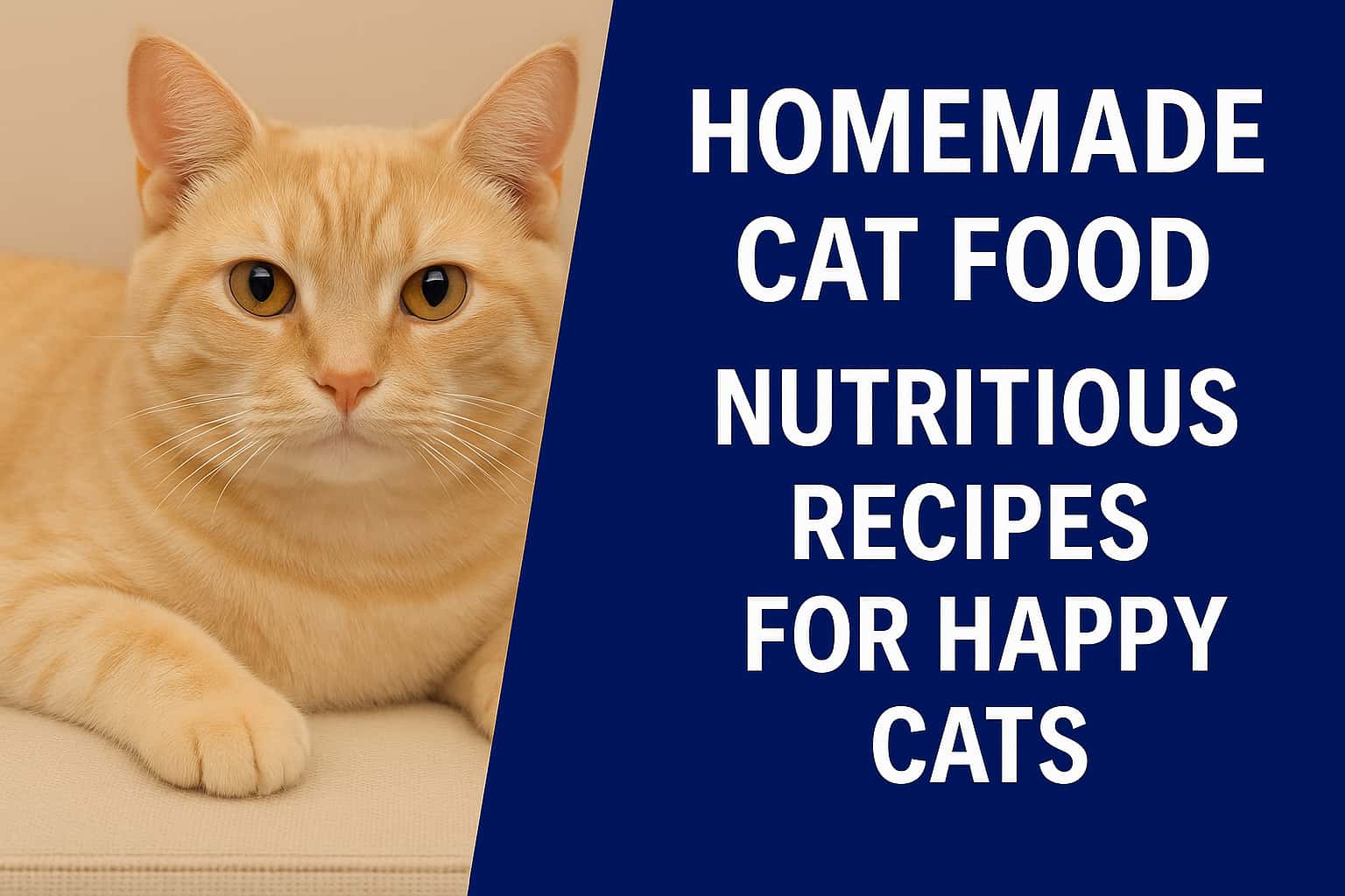 Homemade Cat Food | Nutritious Recipes for Happy, Healthy Cats